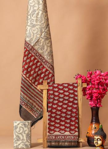 Maheshwari Silk Block Printed Wholesale Dress Materials 8 Pieces Catalog